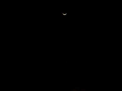 Celestial dance of Venus, Jupiter &amp; the Moon #venus #jupiter #moon #celestial #up #video #nightview