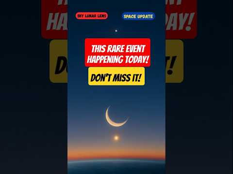 Don’t Miss This Rare Moon–Venus Conjunction! #venus #moon #spaceshorts
