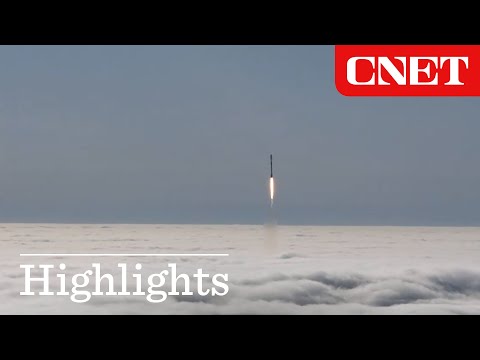 Watch SpaceX Starlink&#039;s Latest Launch in Dense Fog (Full Flight)