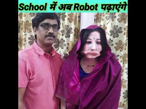 Robot Teacher in classroom 😱/Artificial intelligence/Robot teacher / #shorts #artificialintelligence