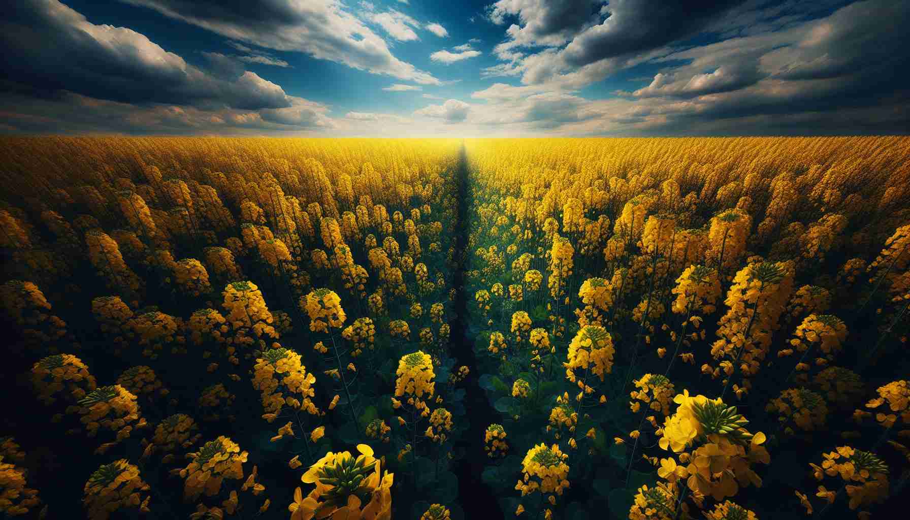 Optimal Conditions Lead to Lush Oilseed Rape Crops Optimal Conditions Lead to Lush Oilseed Rape Crops