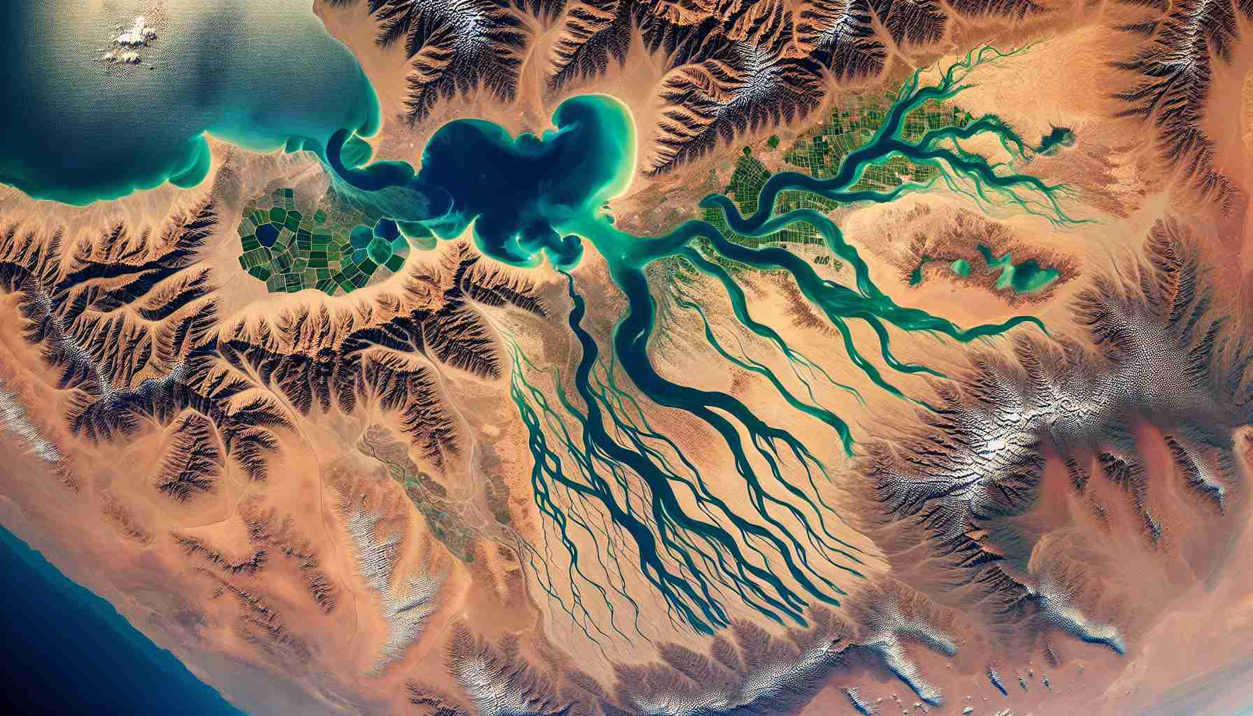 Discover the Hidden Gem of Turkmenistan! Stunning Views from Space Discover the Hidden Gem of Turkmenistan! Stunning Views from Space