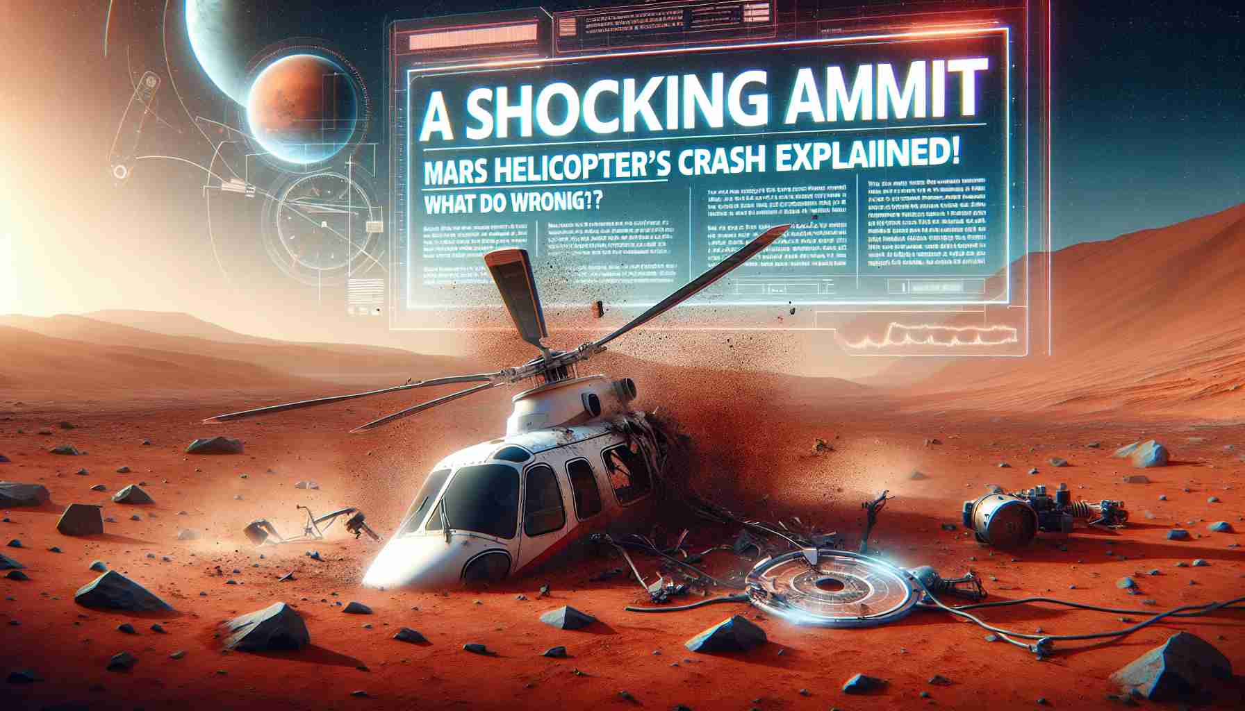 A Shocking Admit: Mars Helicopter’s Crash Explained! What Went Wrong? A Shocking Admit: Mars Helicopter’s Crash Explained! What Went Wrong?