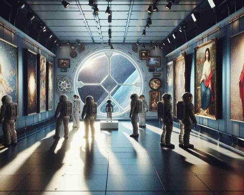 Art Takes Flight: Space Station Transformed into a Stunning Gallery Art Takes Flight: Space Station Transformed into a Stunning Gallery