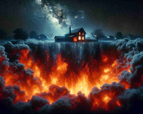 Massive Basement Blaze Sends Choking Smoke into Night Sky Massive Basement Blaze Sends Choking Smoke into Night Sky