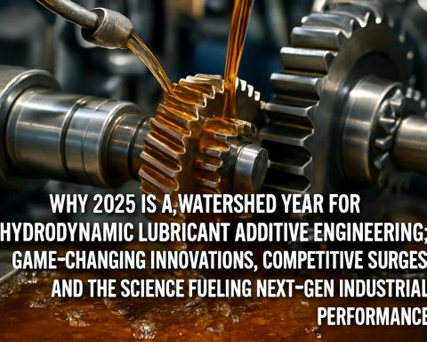 Why 2025 Is a Watershed Year for Hydrodynamic Lubricant Additive Engineering: Game-Changing Innovations, Competitive Surges, and the Science Fueling Next-Gen Industrial Performance Why 2025 Is a Watershed Year for Hydrodynamic Lubricant Additive Engineering: Game-Changing Innovations, Competitive Surges, and the Science Fueling Next-Gen Industrial Performance